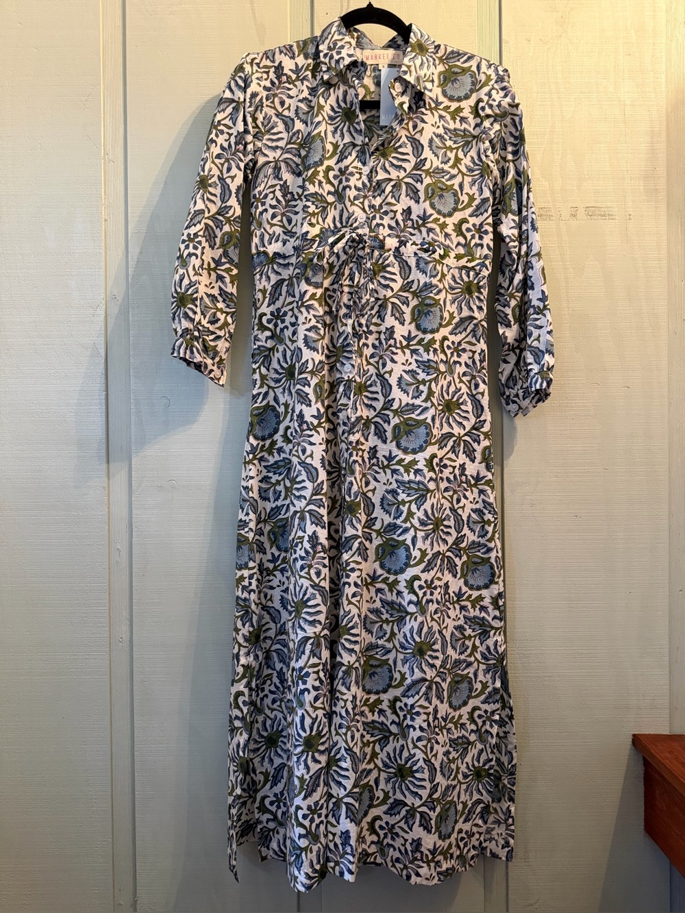 Market Co Bianca Button-Front Maxi Dress